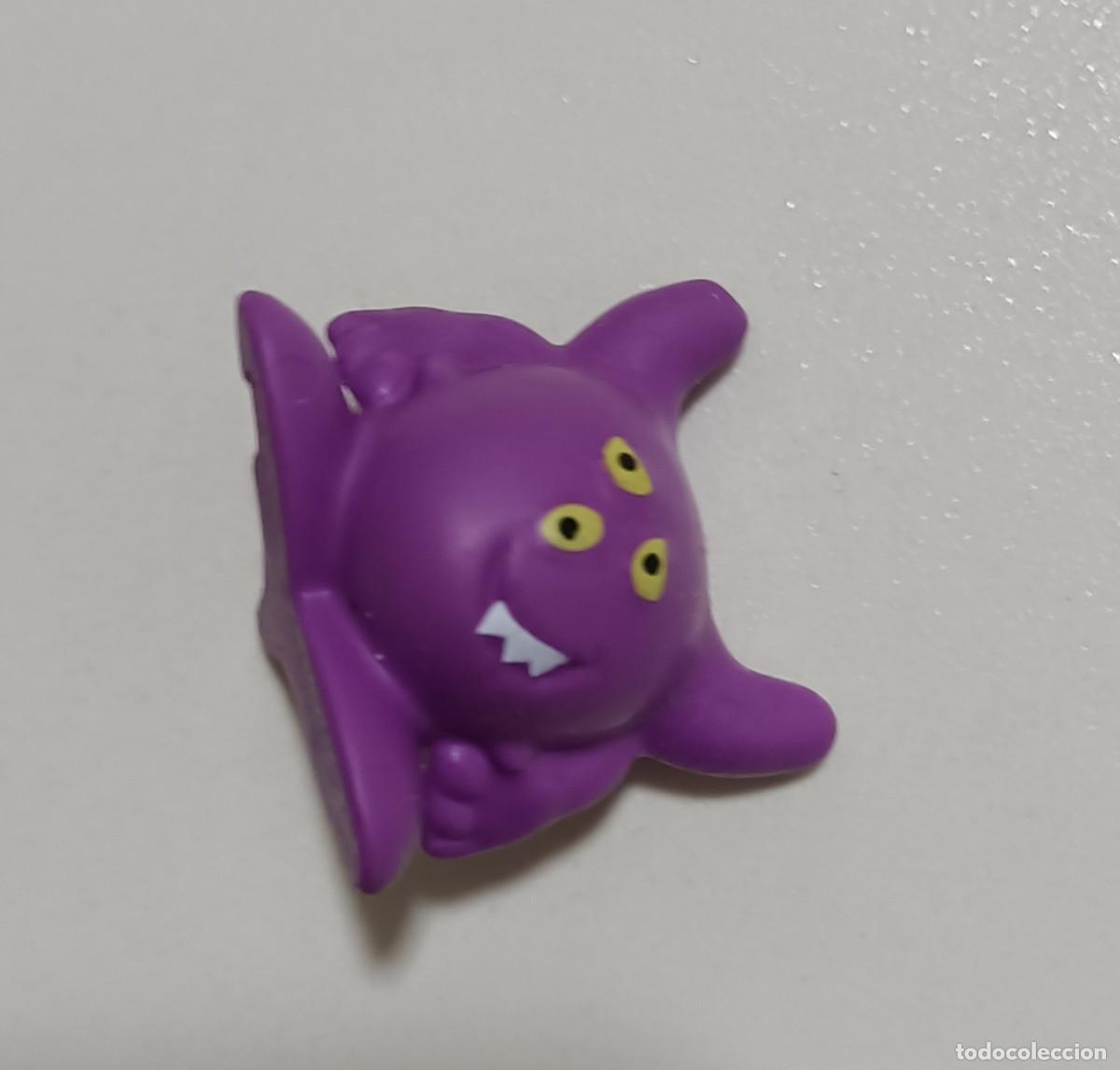 Figuras de goma Kinder: figura mu&ntilde;eco figurita mu&ntilde;equito goma kinder serie un monstruo monstruito mini demonio ojos