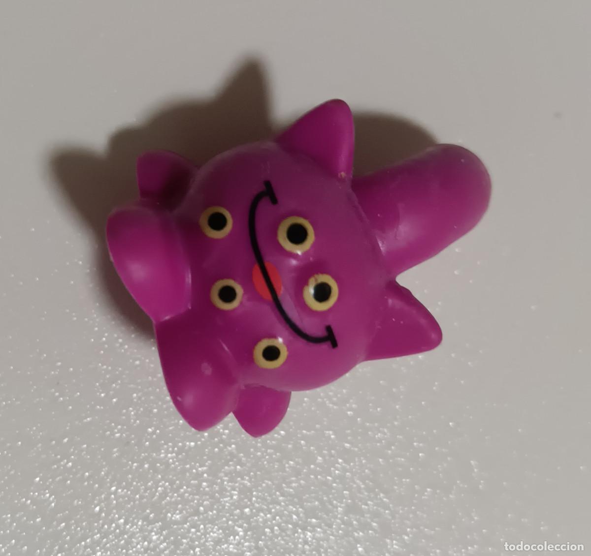 Figuras de goma Kinder: figura mu&ntilde;eco figurita mu&ntilde;equito goma kinder serie un monstruo monstruito mini gato ojos