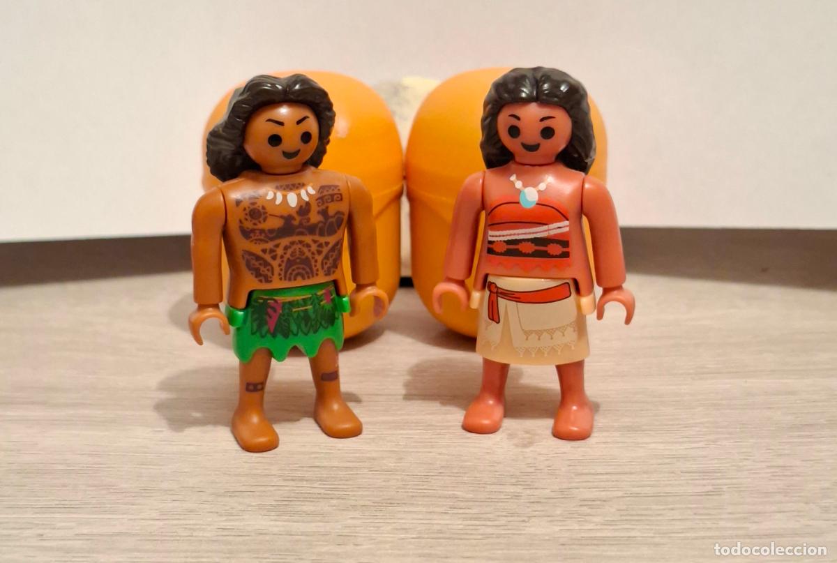 Figuras de goma Kinder: LOTE KINDER PLAYMOBIL DISNEY - MAUI Y VAIANA (2026)