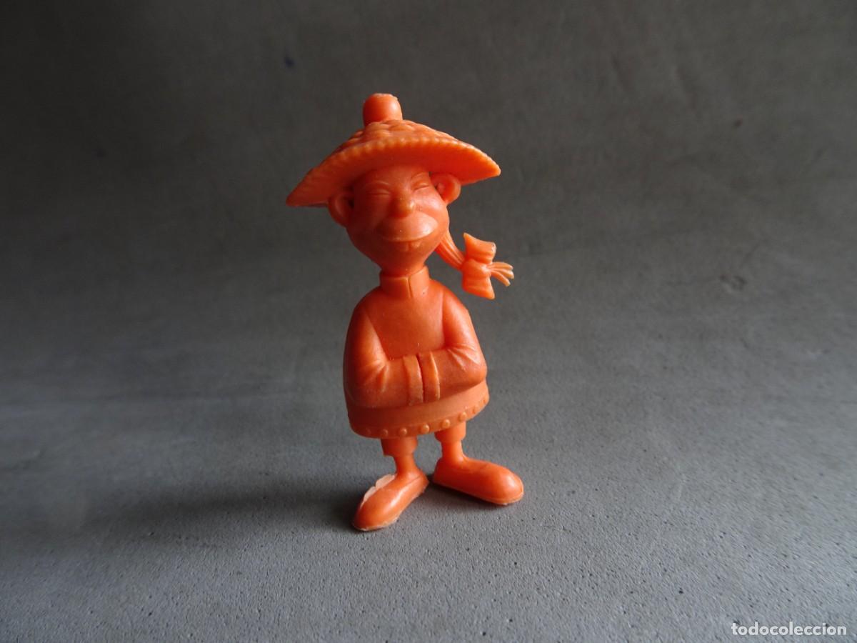 Figuras de goma y PVC: Antigua Figura Dunkin Personaje de coleccion Lucky Luke