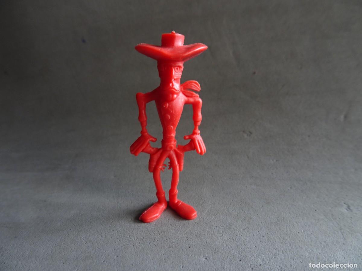 Figuras de goma y PVC: Antigua Figura Dunkin Personaje de coleccion Lucky Luke