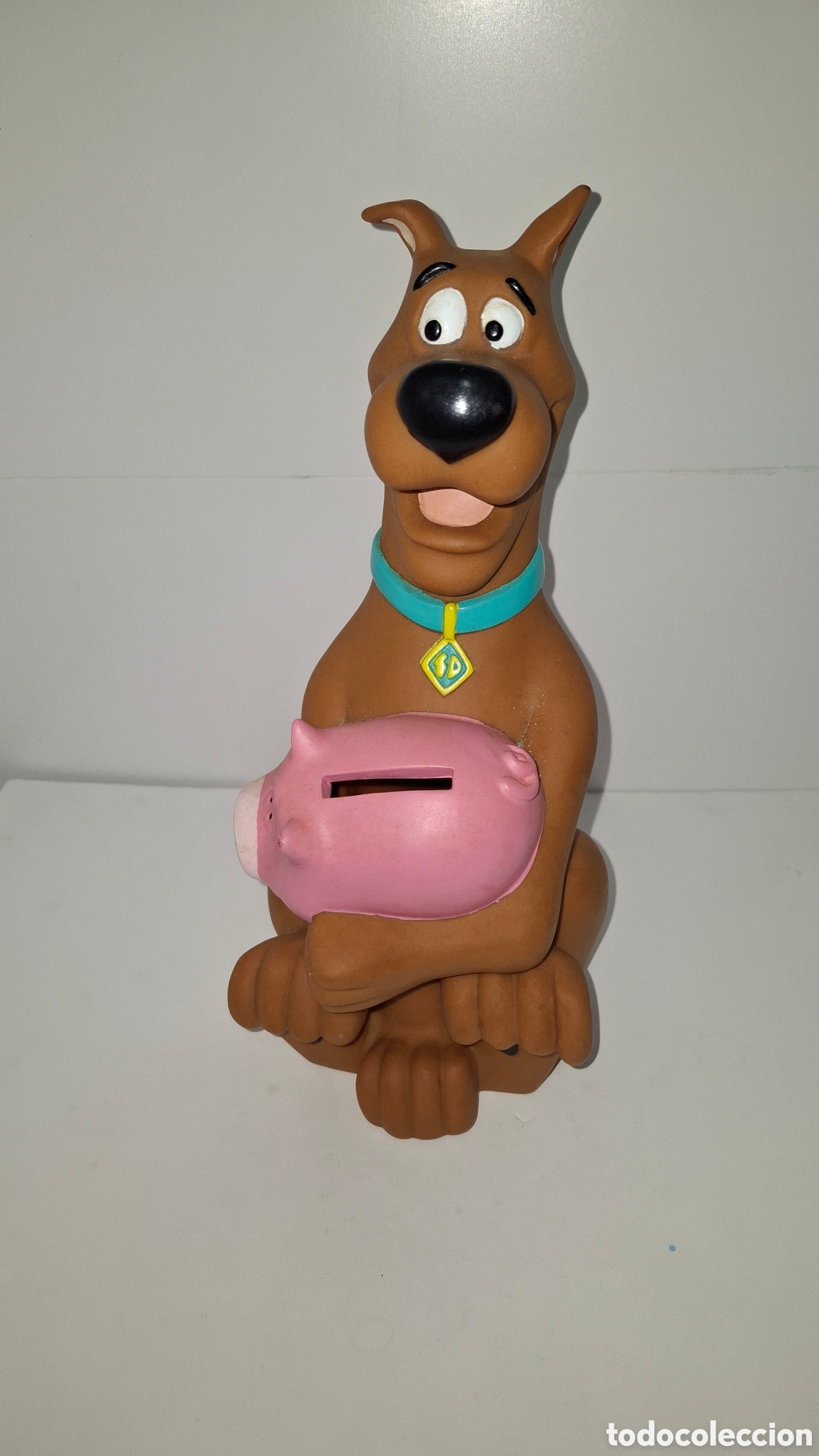 Figuras de goma y PVC: HUCHA DE SCOOBY DOO DE PVC A&Ntilde;OS 90 HANNA AND BARBERA