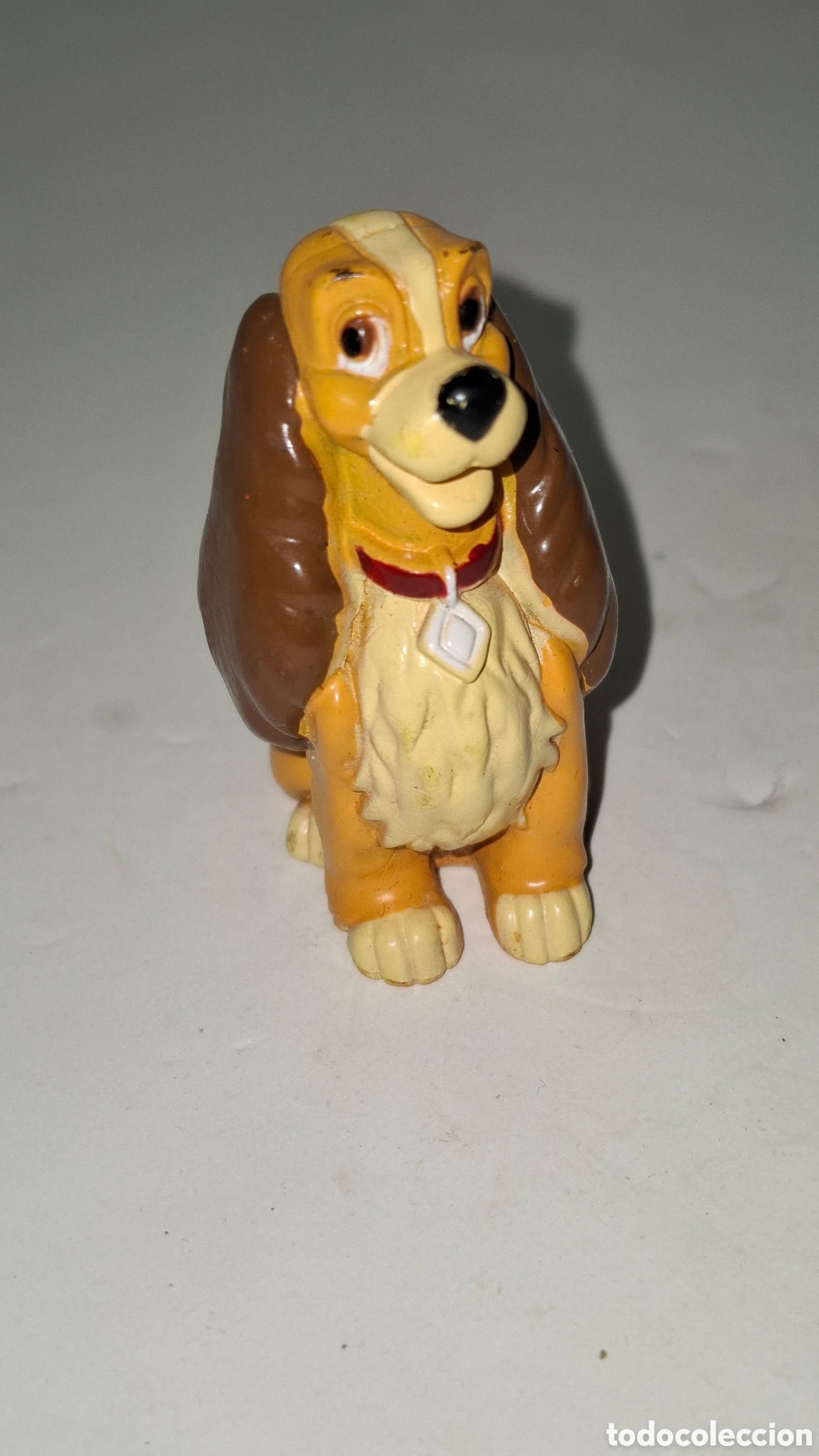 Figuras de goma y PVC: WALT DISNEY FIGURA DE PVC LA DAMA Y EL VAGABUNDO