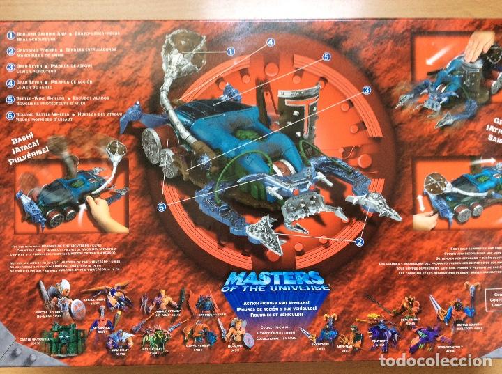 Figuras Masters del Universo: Bashin beetle veh&iacute;culo he-man - Foto 2