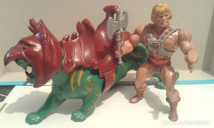 Figuras Masters del Universo: MU&Ntilde;ECOS MASTER DEL UNIVERSO-BATTLE CAT-HE MAN - Foto 3