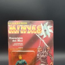 Figuras Masters del Universo: GUERREROS MINYAS DE JUYBA EN BLISTER ¡¡¡ULTRA RARA!!!! MADE IN SPAIN NO MASTERS DEL UNIVERSO. Lote 302464713