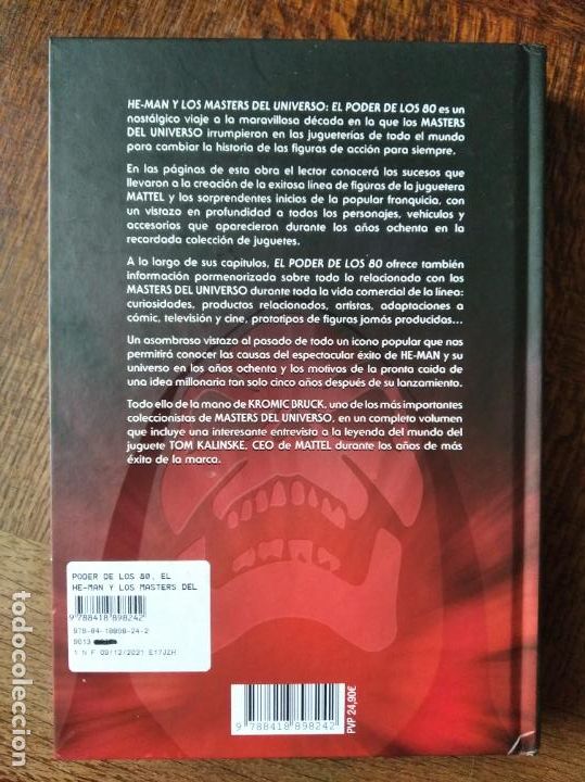 Figuras Masters del Universo: HE-MAN Y LOS MASTERS DEL UNIVERSO, EL PODER DE LOS 80. LIBRO TOMO. KROMIC BRUCK. - Foto 2