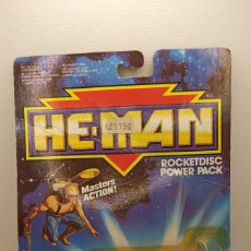 Figuras Masters del Universo: HE MAN ROCKETDISC POWER PACK DE MATTEL. Lote 342931818