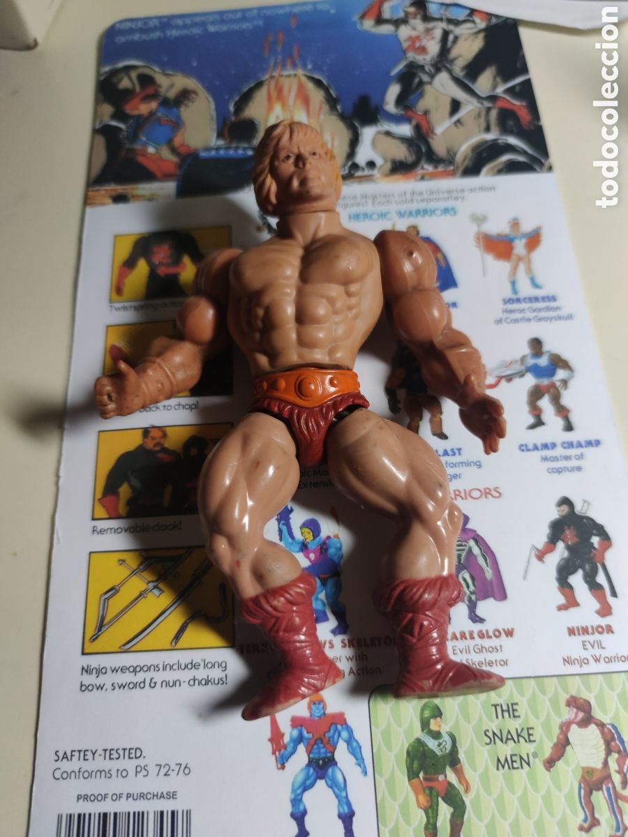 He-man original Taiwán masters del universo Heman motu mattel xx