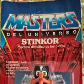 Blister STINKOR de Masters del Universo, España 1986. Nuevo..