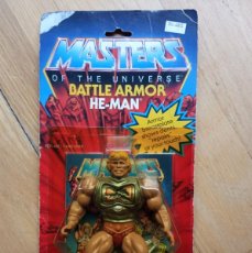 Figuras Masters del Universo: HE MAN BATTLE ARMOR MASTERS DEL UNIVERSO SIN ABRIR. Lote 400683759