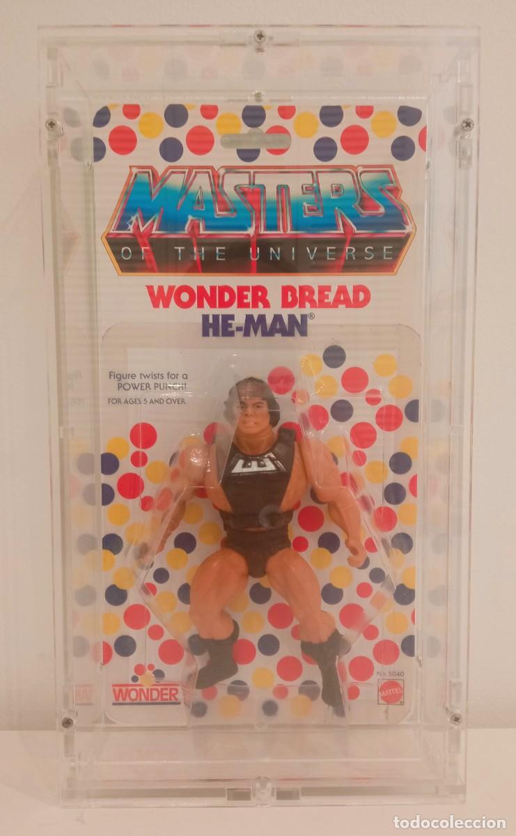 Figuras Masters del Universo: MASTERS DEL UNIVERSO, SANTO GRIAL, WONDER BREAD HE-MAN, COMPLETO, MATTEL 1981