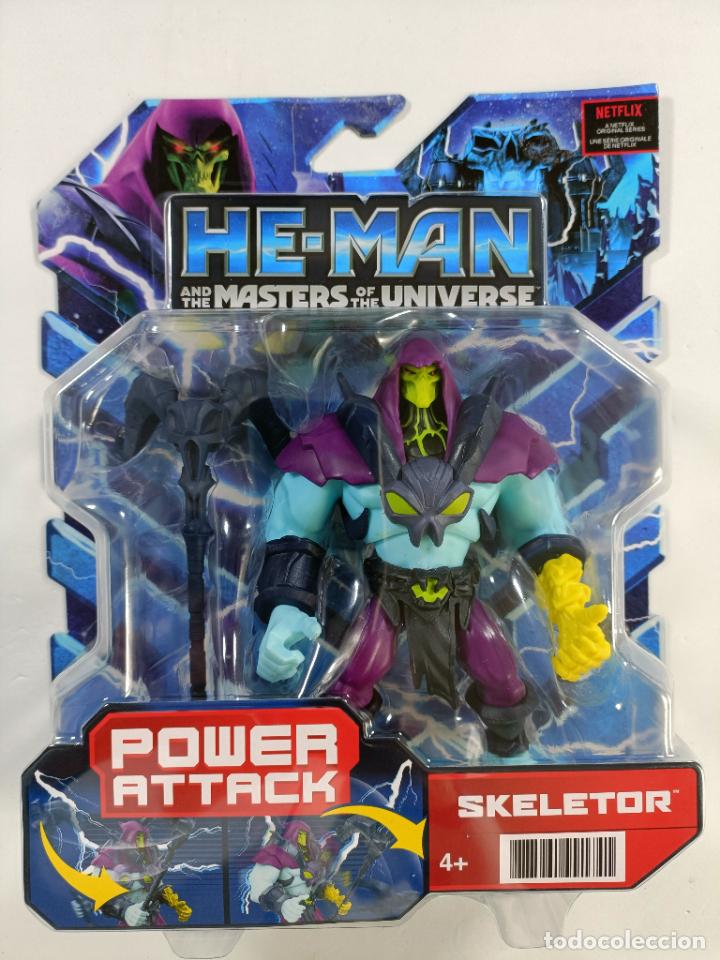 Figuras Masters del Universo: MASTER DEL UNIVERSO POWER ATTACK NEFLIX SKELETOR - Foto 1