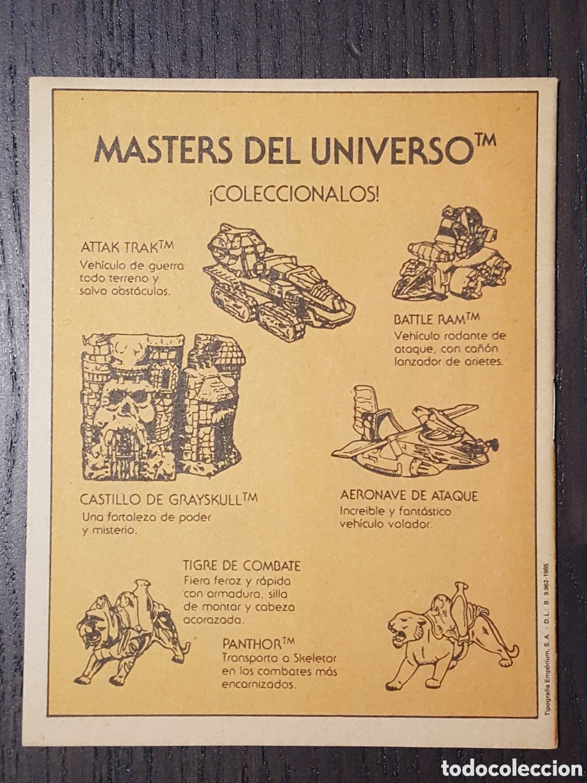 Figuras Masters del Universo: Cat&aacute;logo / Mini comic - Masters del Universo - Las aventuras de Man-E-Faces - Mattel - 1985 - Foto 2