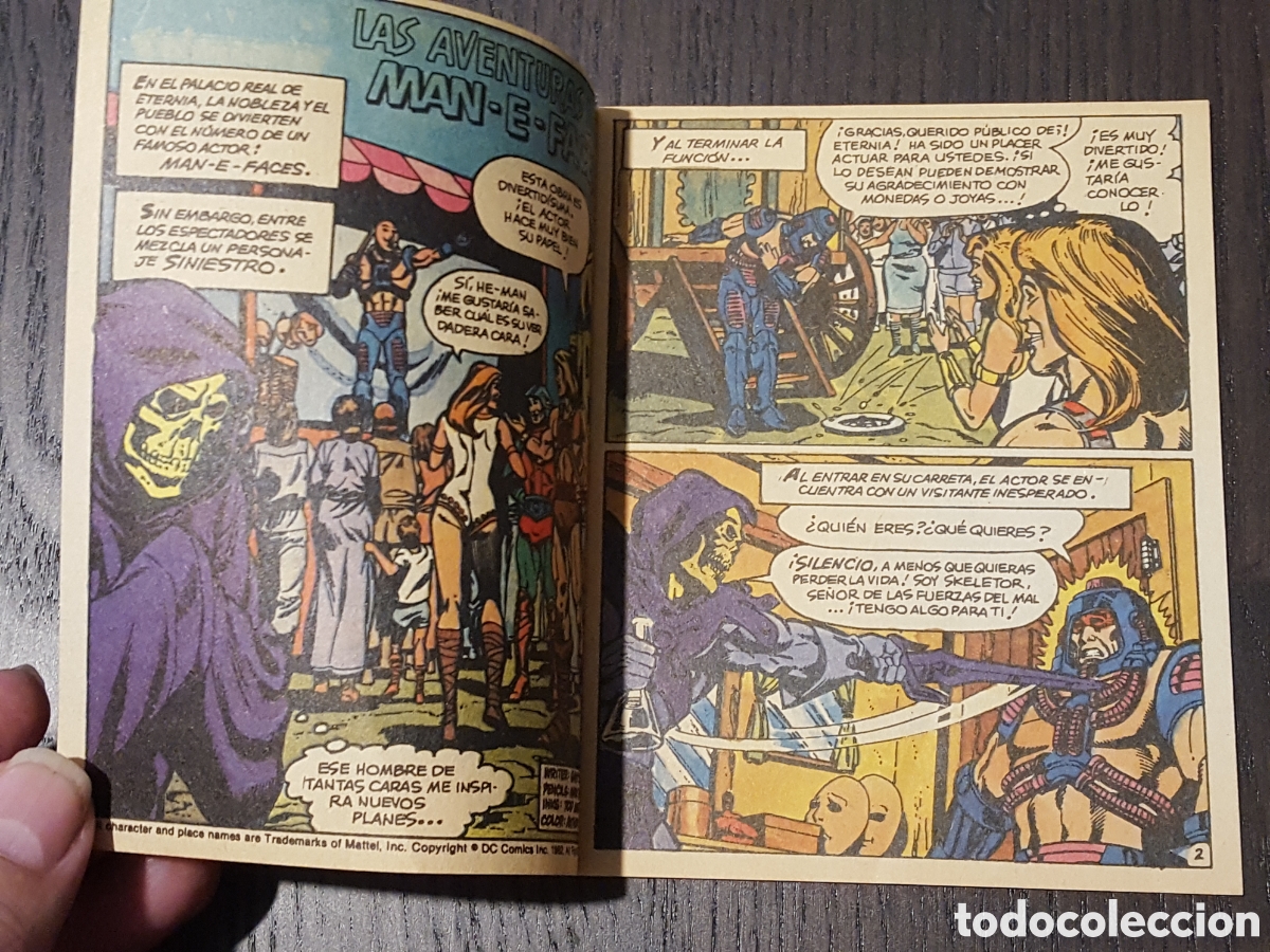 Figuras Masters del Universo: Cat&aacute;logo / Mini comic - Masters del Universo - Las aventuras de Man-E-Faces - Mattel - 1985 - Foto 5