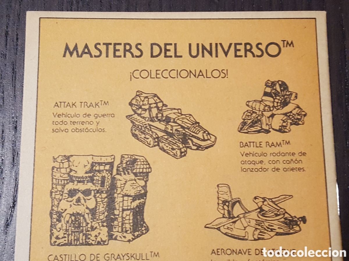 Figuras Masters del Universo: Cat&aacute;logo / Mini comic - Masters del Universo - Las aventuras de Man-E-Faces - Mattel - 1985 - Foto 6