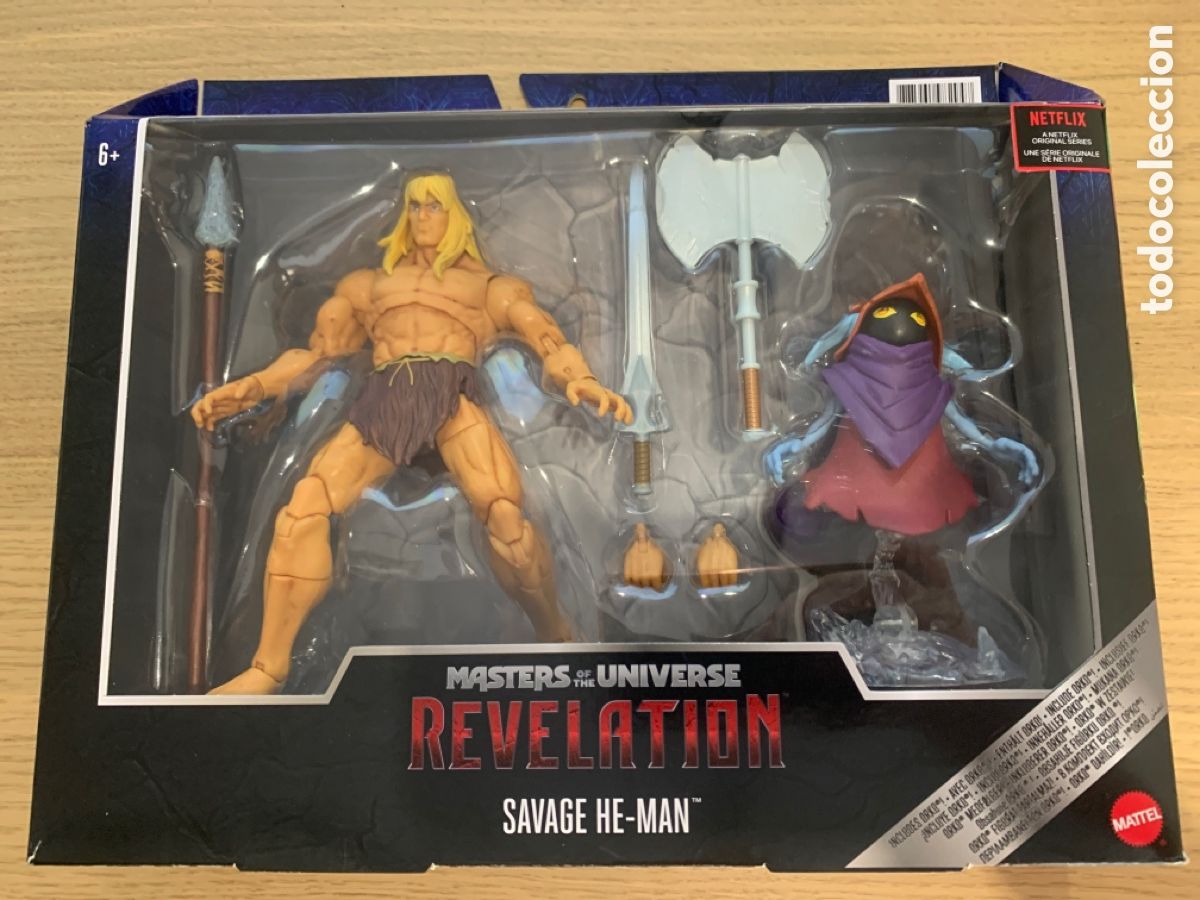 Figurine Masters Of The Universe Origins - He-Man Savage & Orko - Mattel Neuve Scellée