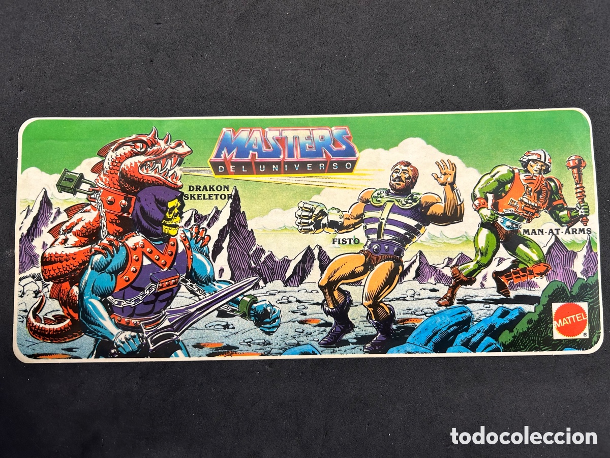 Figuras Masters del Universo: Pegatina de quiosco Master del universo, he-man 1987 - Foto 1
