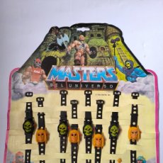 Figuras Masters del Universo: EXPOSITOR AÑO 1985 MASTERS DEL UNIVERSO CARTON MUY BUEN ESTADO MAS ARTICULOS