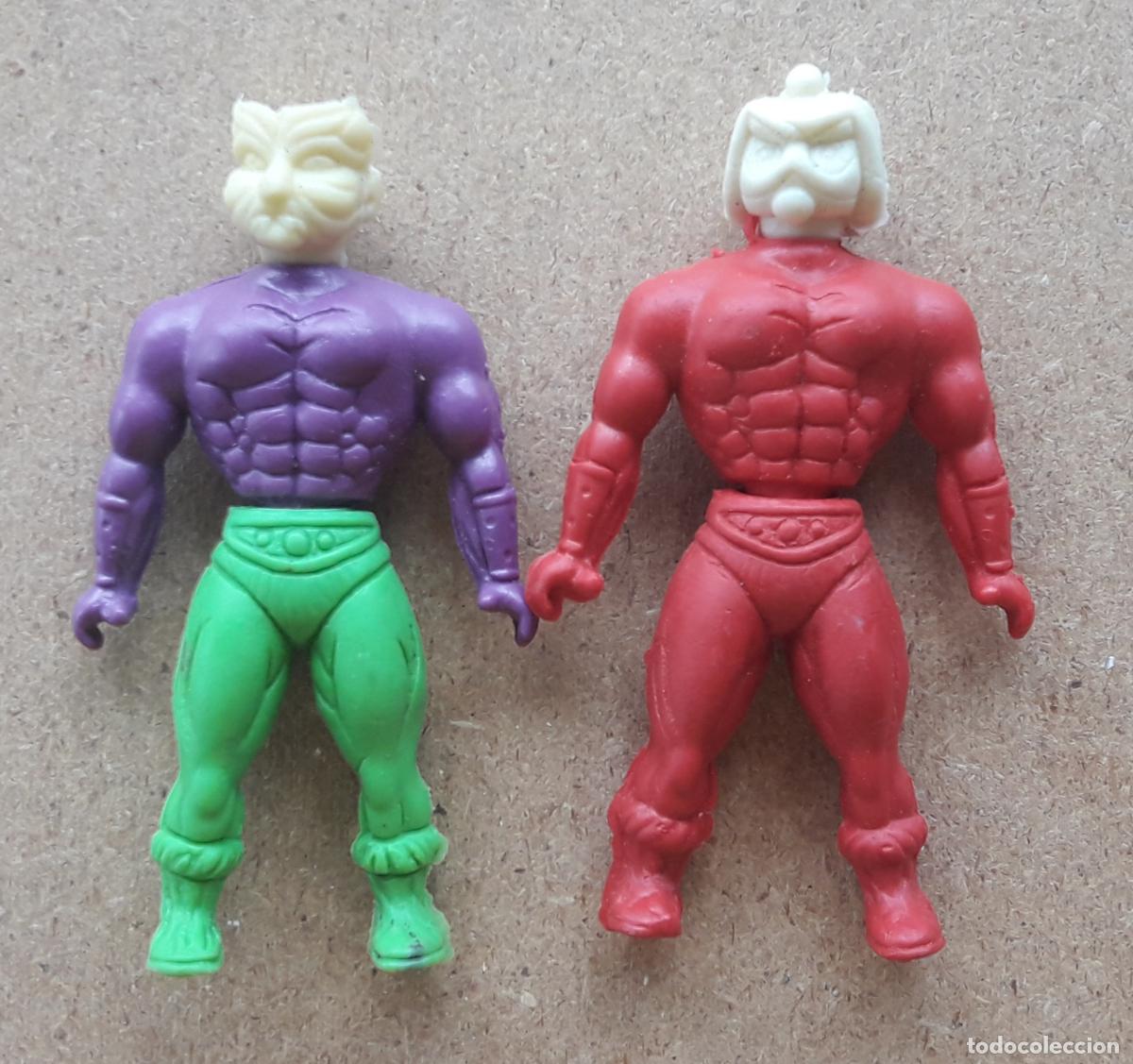 Lote 2 Figura Bootleg - Masters del Universo - Articulado Goma 9,5CM