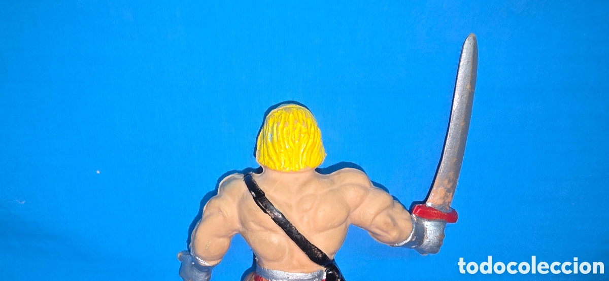 Figuras Masters del Universo: BOOTLEG HEMAN CON ESPADA . HE-MAN . GOMA - Foto 4