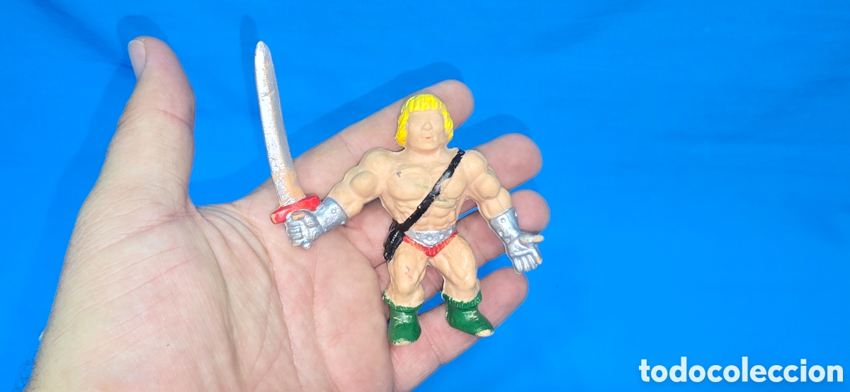 Figuras Masters del Universo: BOOTLEG HEMAN CON ESPADA . HE-MAN . GOMA - Foto 7