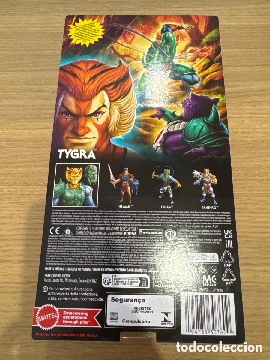 Figuras Masters del Universo: Figura Tygra Masters del Universo x ThunderCats Mattel - Foto 2