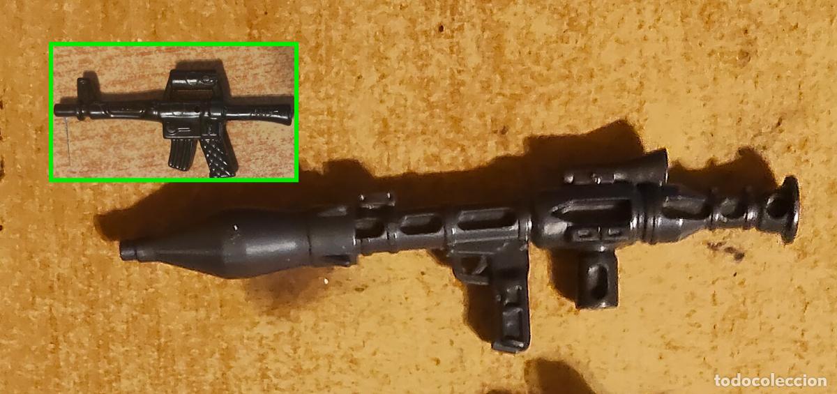 Figuras Masters del Universo: armas de fuego - 2 unidades - juguetes arma ametrelladora antitanque lanzamisil