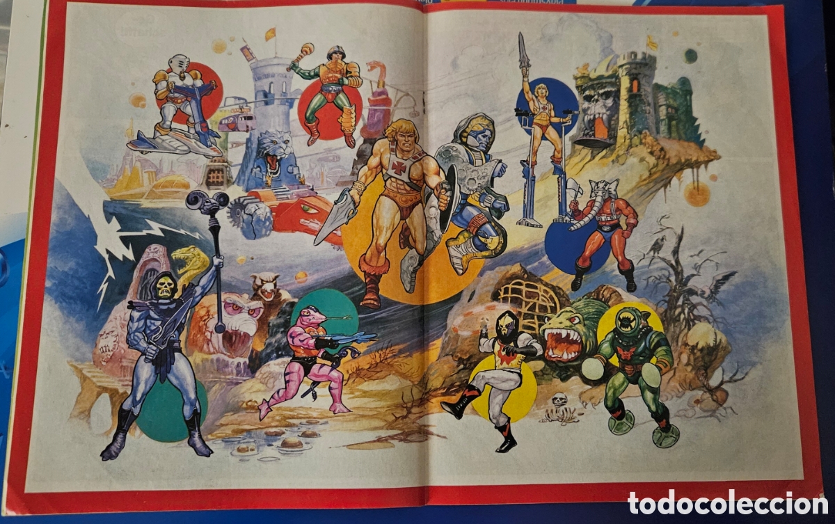 Figuras Masters del Universo: RARO COMIC MASTERS DEL UNIVERSO NUMERO 1. 1987. ALEMAN. POSTER INTERIOR. - Foto 7