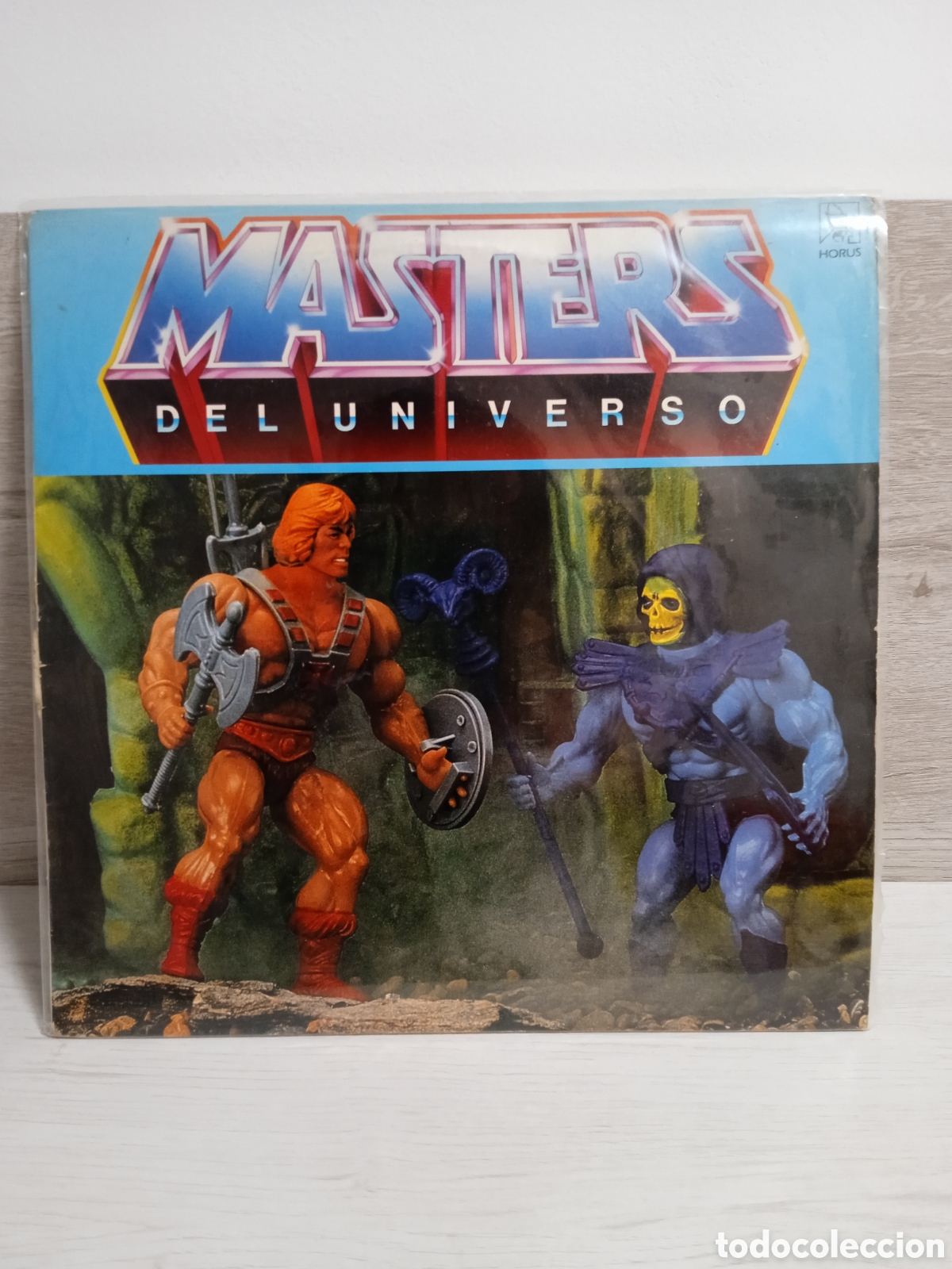 Figuras Masters del Universo: DISCO VINILO LP, MASTERS DEL UNIVERSO, LP RARO, COMBATE EN LAS ESTRELLAS, 1986. JOYA OCHENTERA