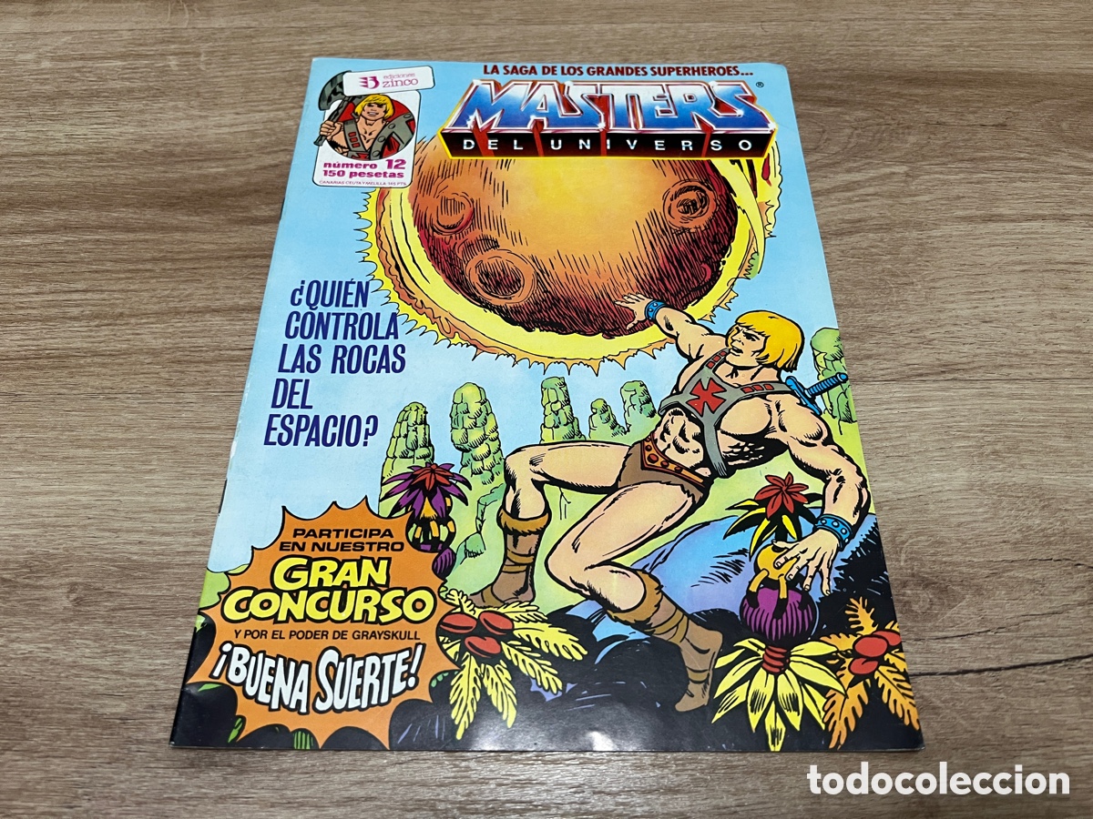 Figuras Masters del Universo: Masters del Universo (n&ordm; 12, Ediciones ZINCO). 1987.