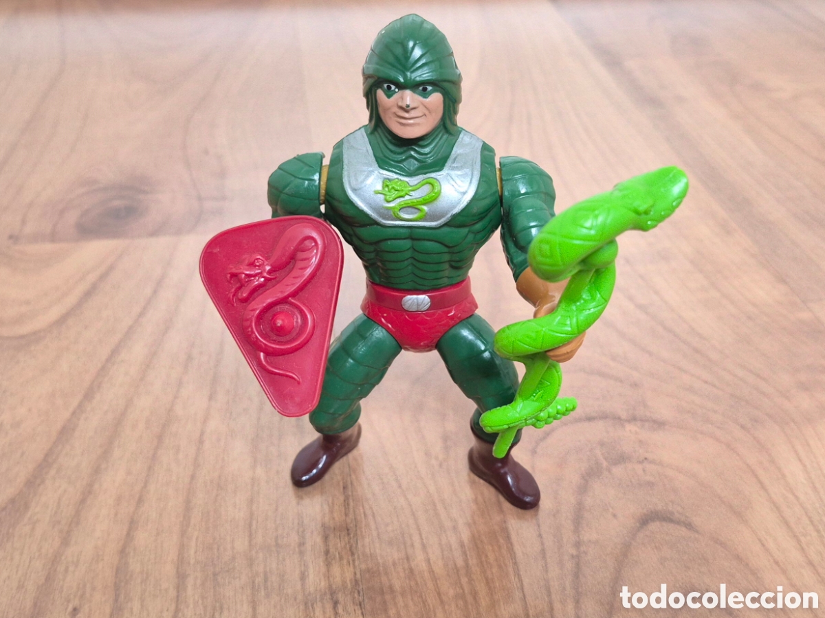 Figuras Masters del Universo: King Hiss. 100% Completo. Masters del Universo. Motu Mattel 1985 Malaysia.figura mu&ntilde;eco malasia rey