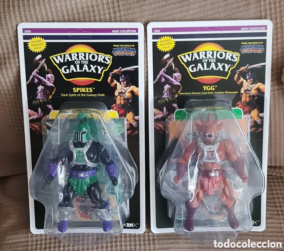Figure Masters del Universo: Warriors of the Galaxy Spikes y YGG Wave 2 Masters of the Universe