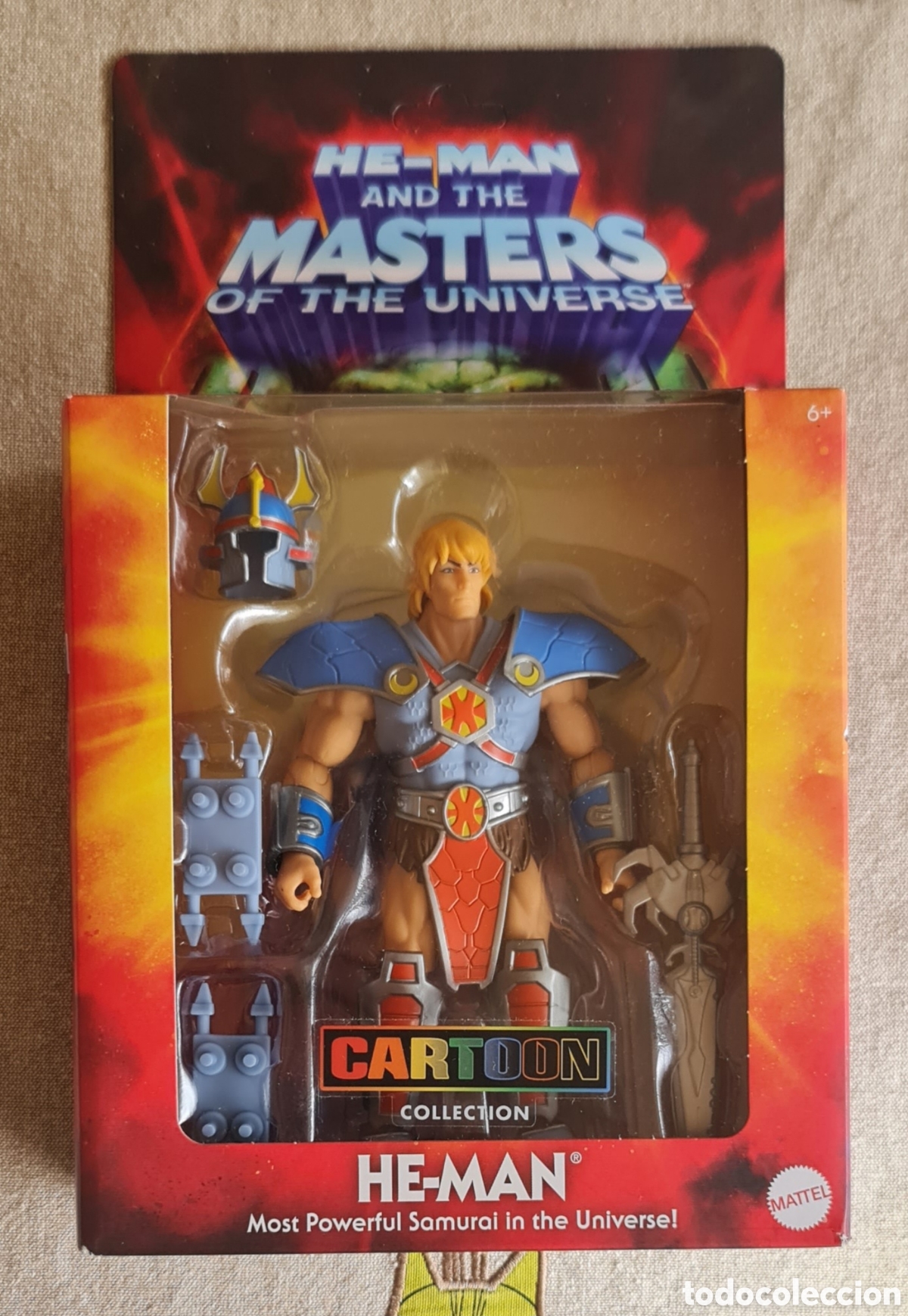 Figures Masters of the Universe: Masters of the universe origins 200x cartoon collection samurai he-man deluxe action figure
