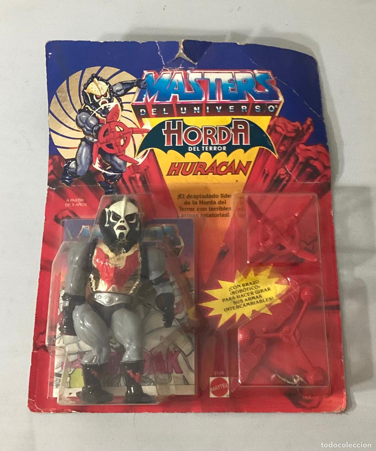 Figuras Masters del Universo: MASTERS DEL UNIVERSO, HORDA DEL TERROR, HORDAK HURACAN, MATTEL, A&Ntilde;O 1987, EN BLISTER. CC