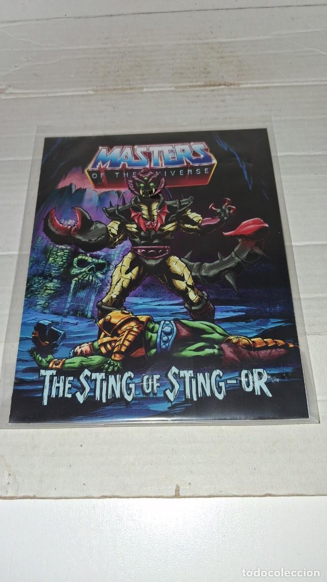 Figuras Masters del Universo: Figura STING-OR. MINICOMIC. MOTU ORIGINS MASTERS DEL UNIVERSO