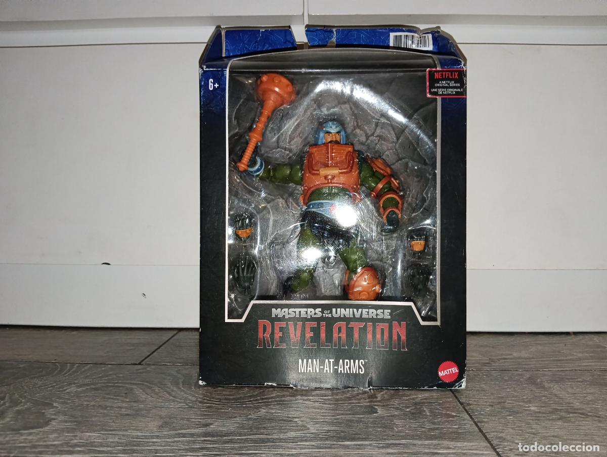 Figuras Masters del Universo: Figura Man-At-Arms Masterverse Masters del Universo Revelation Mattel Nuevo en Caja a estrenar