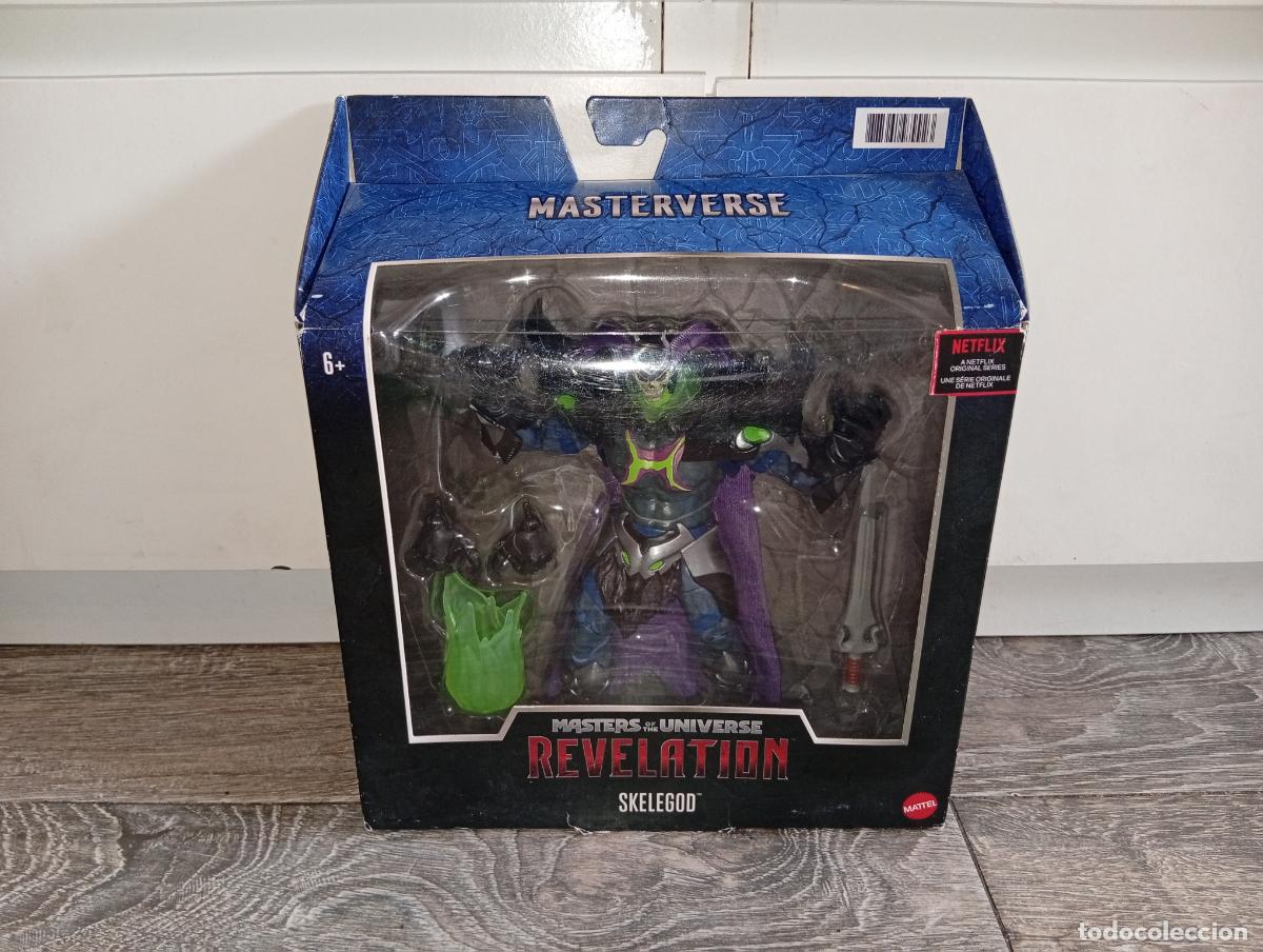 Figuras Masters del Universo: Figura Skelegod Masters del Universo Revelation Mattel Nuevo en Caja a estrenar