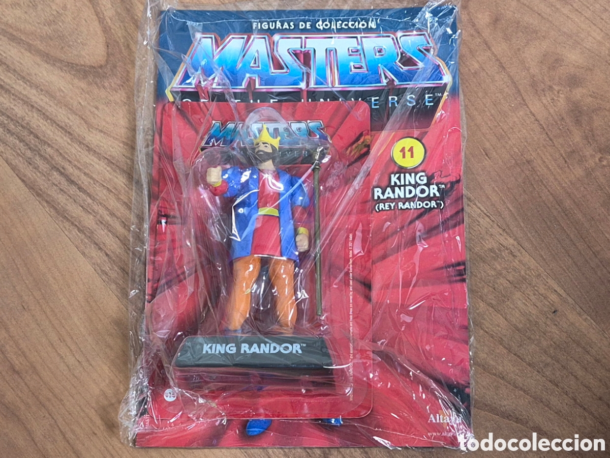Figuras Masters del Universo: King Randor. Masters del Universo. Sin abrir. Altaya. Planeta de Agostini. Motu.