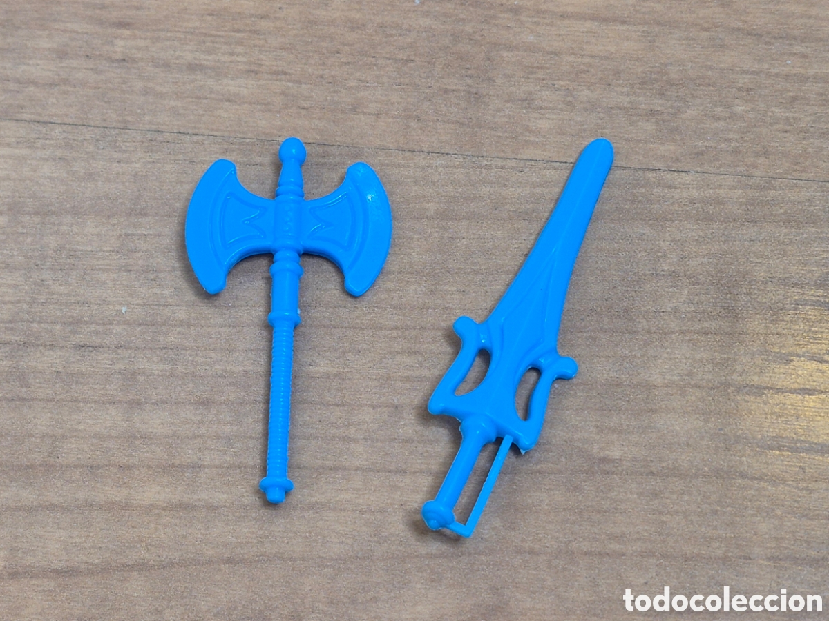 Figuras Masters del Universo: Espada y Hacha He-man. Masters del Universo. Heman armas accesorios motu