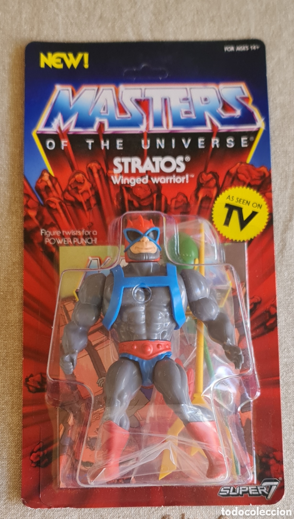 Figuren von Masters of the Universe: STRATOS NEOVINTAGE MOTU NEOVINTAGE Masters of the Universe SUPER7 HE-MAN NEW
