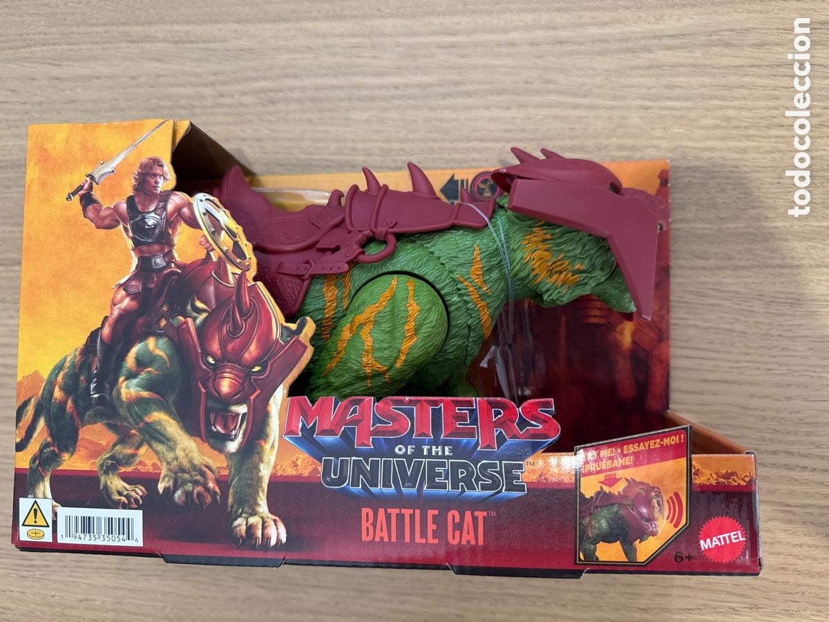 Figuras Masters del Universo: Figura Battle Cat Masters Del Universo Pel&iacute;cula 2026 Mattel