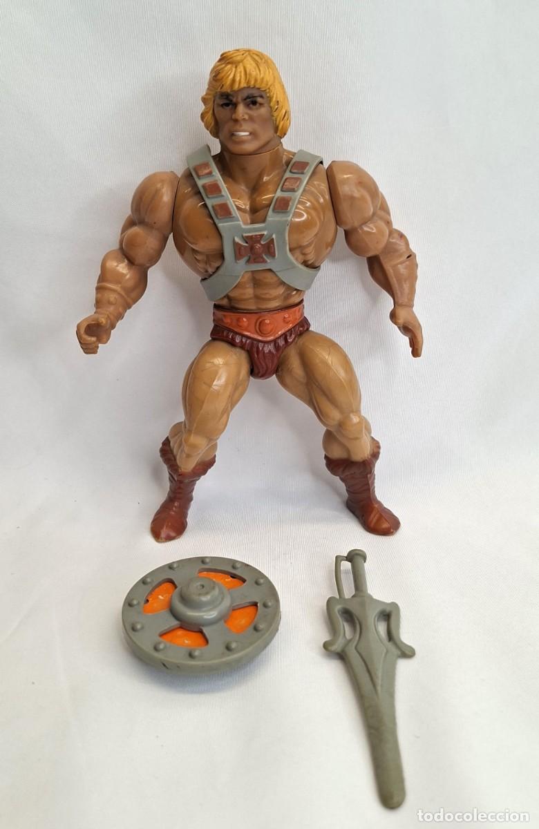 Figures Masters of the Universe: FIGURA MASTERS DEL UNIVERSO HE MAN COMPLETO, INC 1981, CABEZA BLANDA.