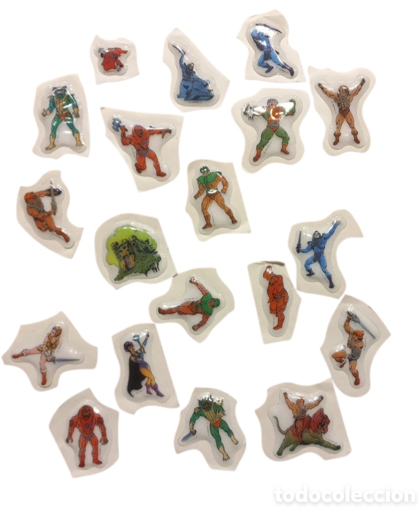 Figures Masters of the Universe: PEGATINA MASTERS DEL UNIVERSO DE MATEL 19 PEGATINAS ACOLCHADAS
