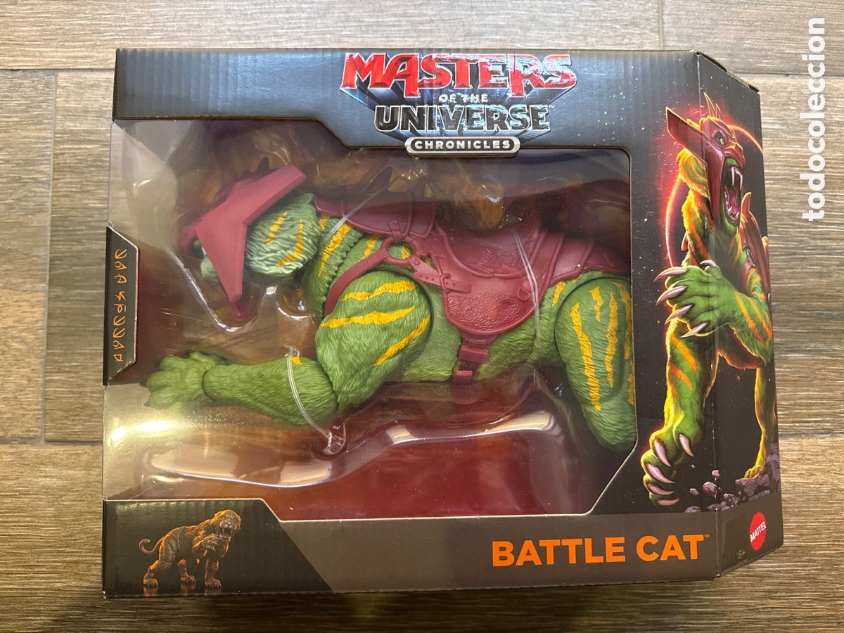 Figuras Masters del Universo: Figura Battle Cat Masters Of The Universe 2026 Movie Chronicles Mattel
