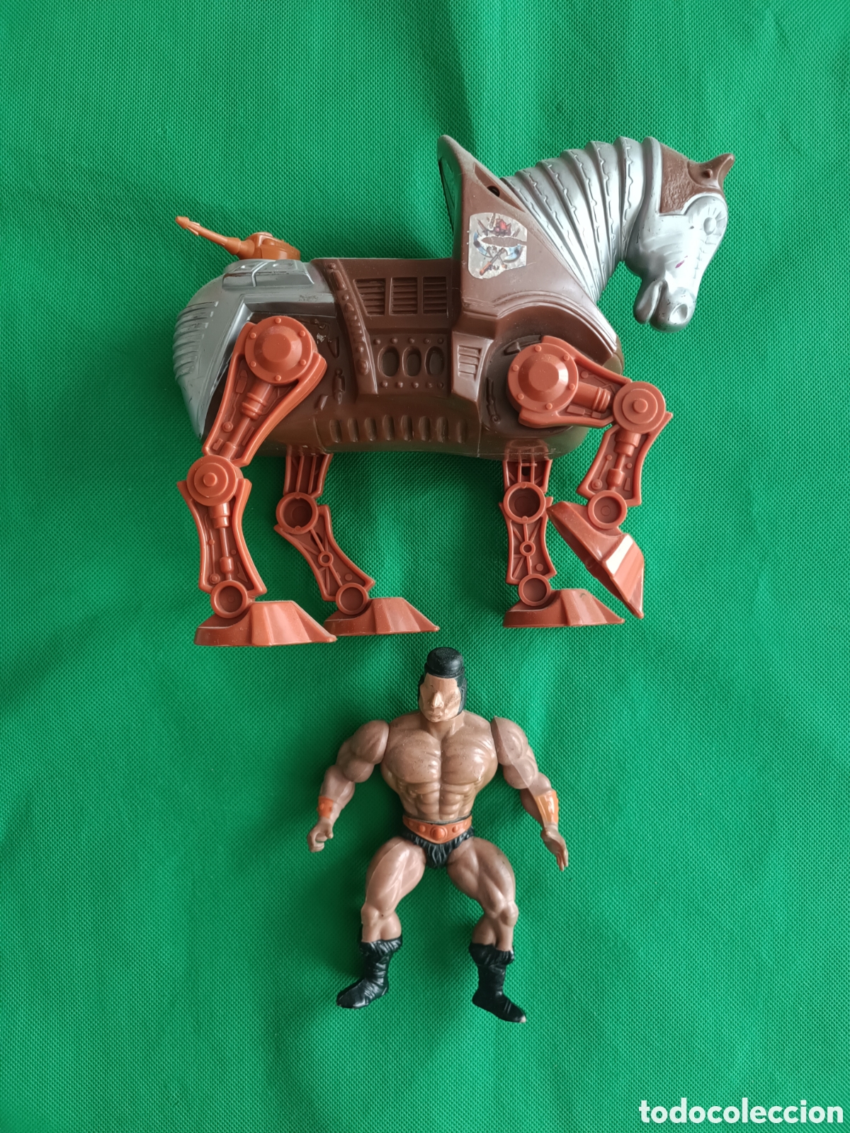Figures Masters of the Universe: Figuras Masters del Universo M&aacute;sters of Universe Tri-Klops y caballo Stridor
