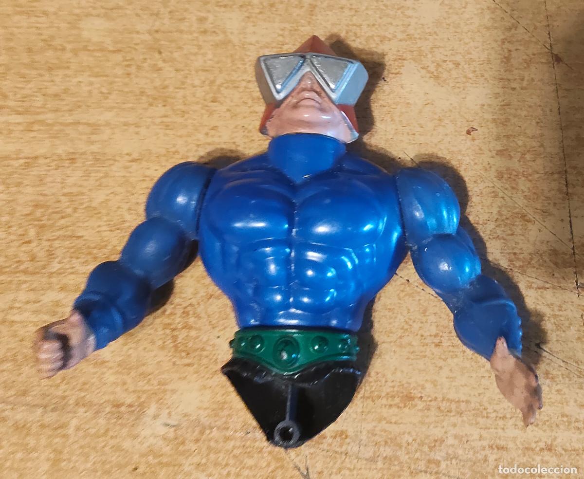 Figuras Masters del Universo: MEKANECK - parte superior FIGURA HE-MAN MASTERS DEL UNIVERSO MOTU - MATTEL 1983 FRANCE - ORIGINAL