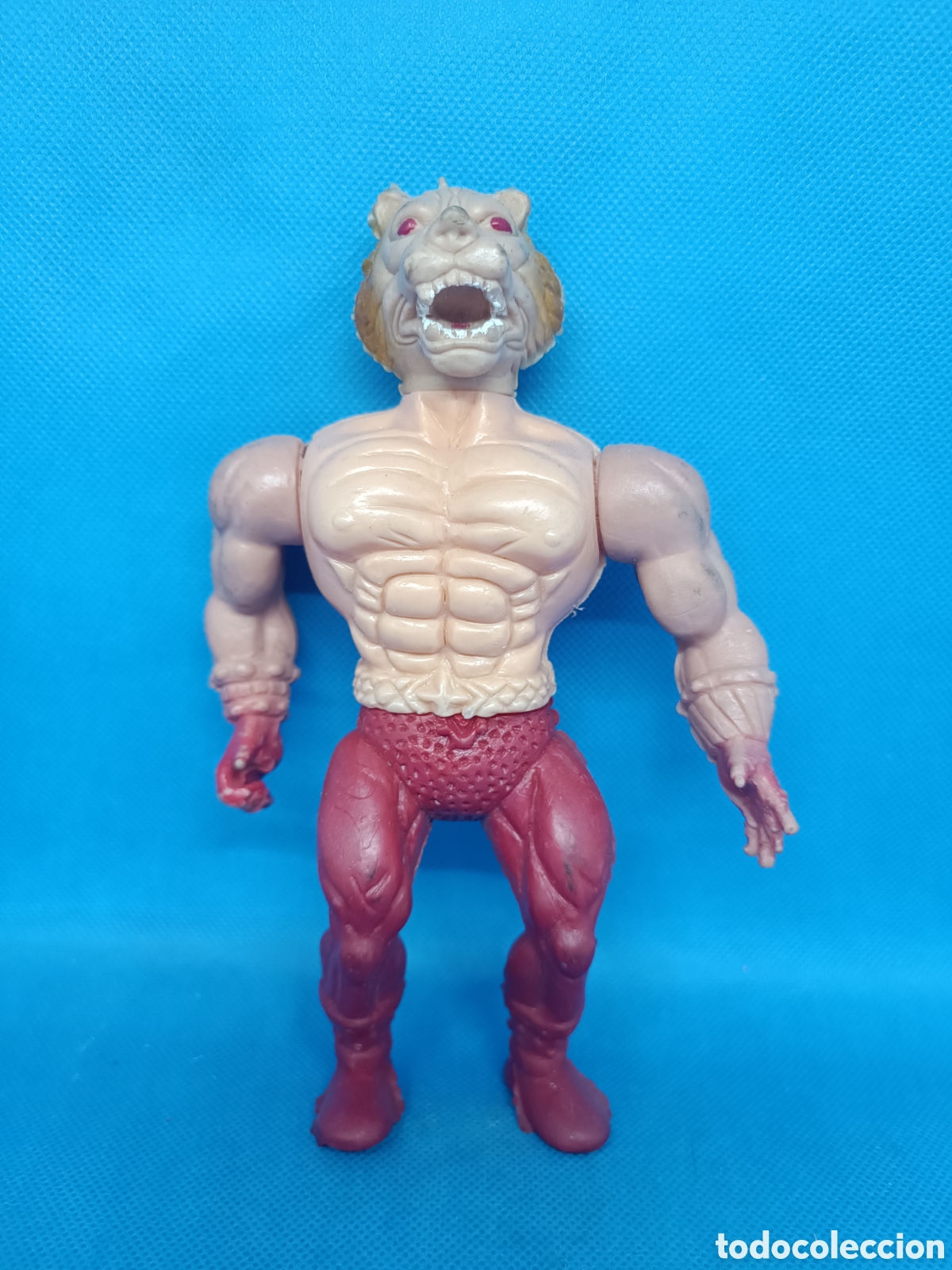 Figures Masters of the Universe: Figura Domene cabeza Le&oacute;n Bootlleg H&eacute;roes Galaxy M&aacute;sters del Universo made in Spain