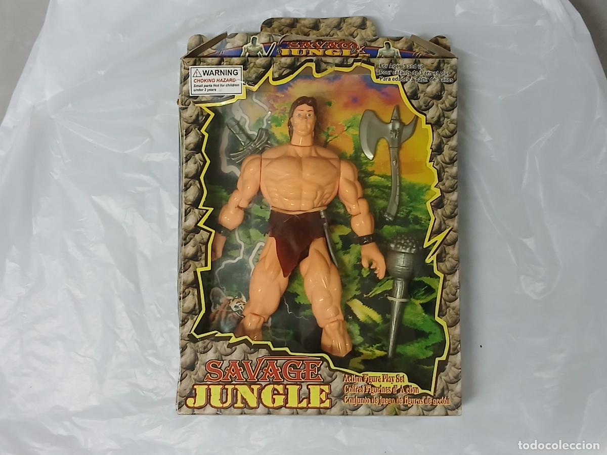 Figures Masters of the Universe: Figura acci&oacute;n. Bootleg Savage Jungle (Conan, MOTU Masters Universo), 25 cm de alto, nuevo