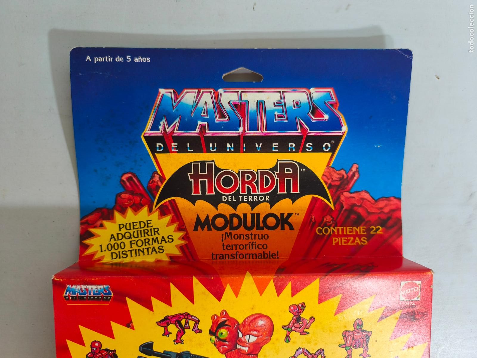 Figuras Masters del Universo: MASTERS DEL UNIVERSO, HORDA DEL TERROR, MODULOK, A&Ntilde;O 1987, MATTEL, EN CAJA. CC
